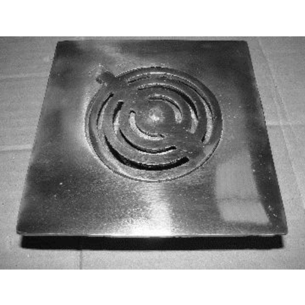 Polished Aluminum Drain 20 cm